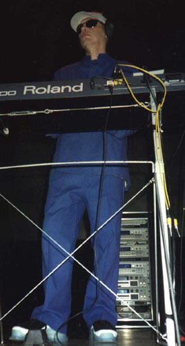 Chris Lowe and a half of Roland